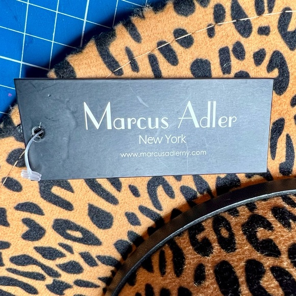 🍁 Monogram patch Cheetah 🐆 print Fedora Hat - Picture 10 of 11